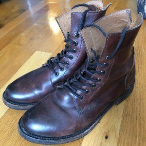 Mendelle Lace Up Bootie Redbrown (6.5W)